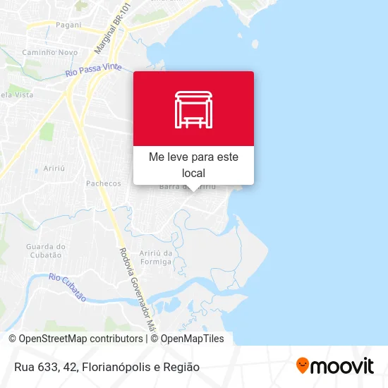 Rua 633, 42 mapa