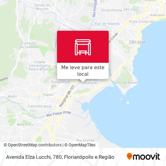 Avenida Elza Lucchi, 780 mapa