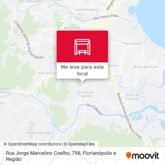 Rua Jorge Marcelino Coelho, 798 mapa