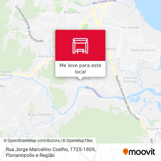 Rua Jorge Marcelino Coelho, 1725-1809 mapa