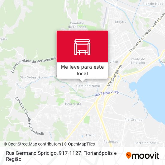Rua Germano Spricigo, 917-1127 mapa