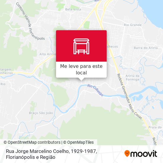 Rua Jorge Marcelino Coelho, 1929-1987 mapa