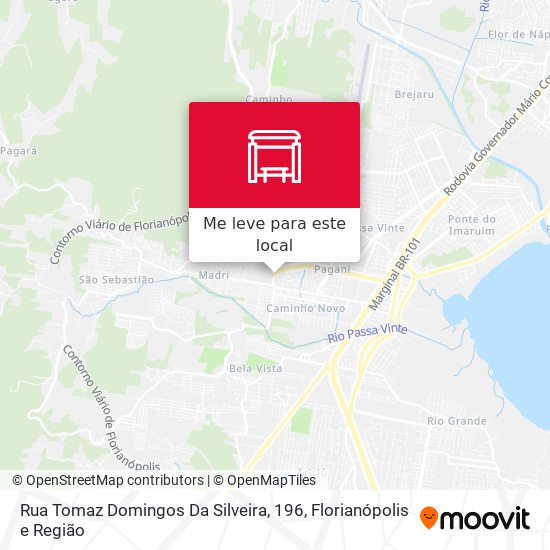 Rua Tomaz Domingos Da Silveira, 196 mapa