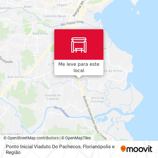 Ponto Inicial Viaduto Do Pachecos mapa