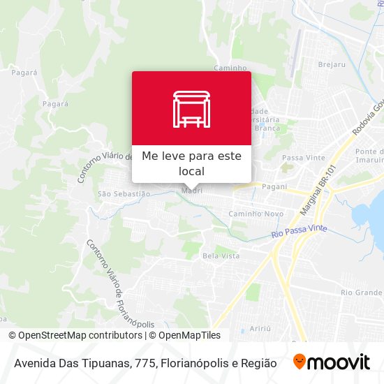 Avenida Das Tipuanas, 775 mapa