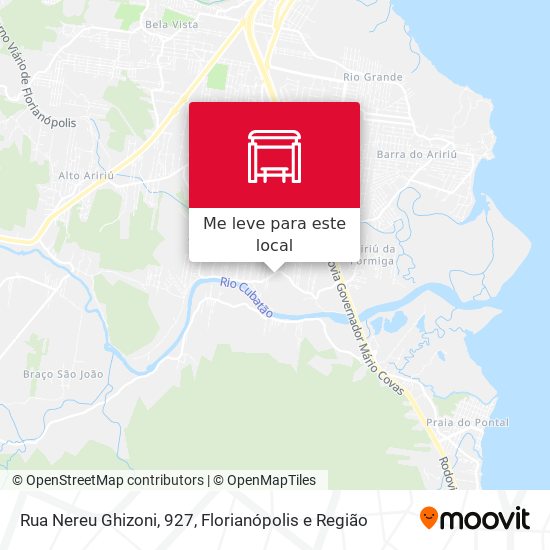 Rua Nereu Ghizoni, 927 mapa