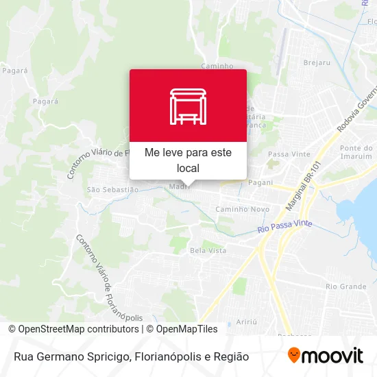 Rua Germano Spricigo mapa