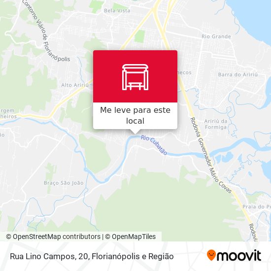 Rua Lino Campos, 20 mapa