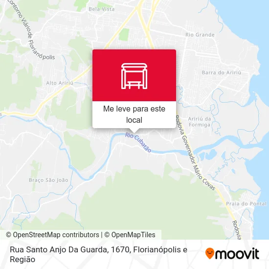 Rua Santo Anjo Da Guarda, 1670 mapa