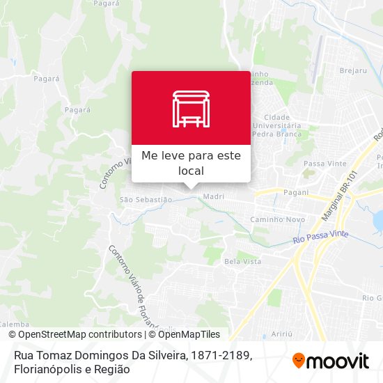 Rua Tomaz Domingos Da Silveira, 1871-2189 mapa