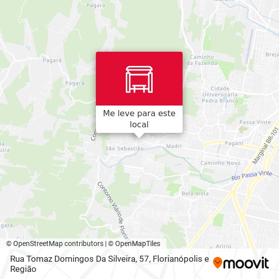 Rua Tomaz Domingos Da Silveira, 57 mapa