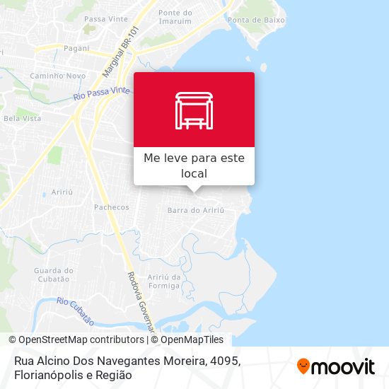 Rua Alcino Dos Navegantes Moreira, 4095 mapa