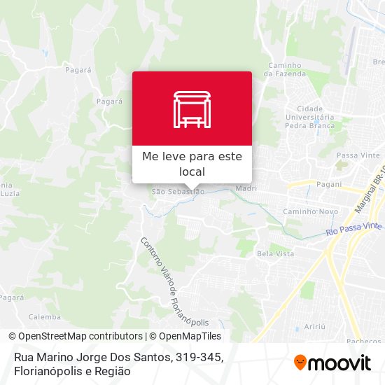 Rua Marino Jorge Dos Santos, 319-345 mapa