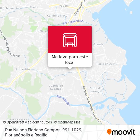 Rua Nelson Floriano Campos, 991-1029 mapa