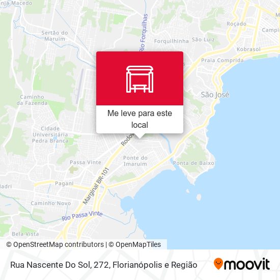 Rua Nascente Do Sol, 272 mapa