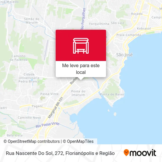 Rua Nascente Do Sol, 272 mapa