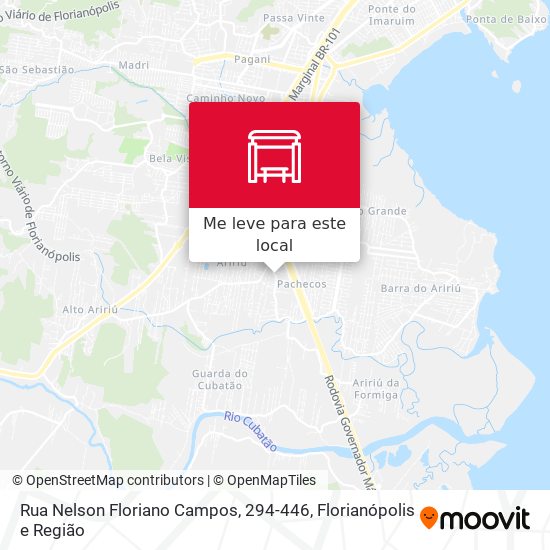 Rua Nelson Floriano Campos, 294-446 mapa