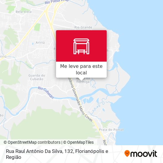 Rua Raul Antônio Da Silva, 132 mapa