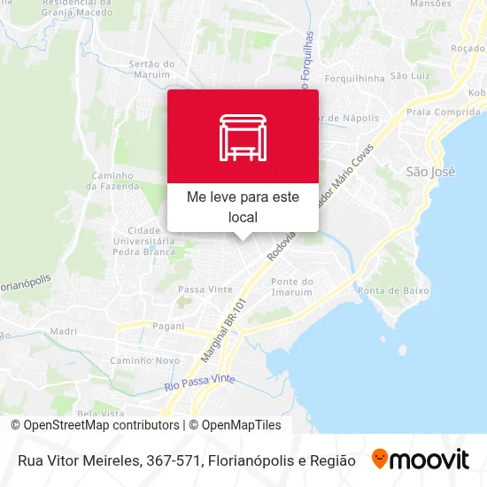 Rua Vitor Meireles, 367-571 mapa