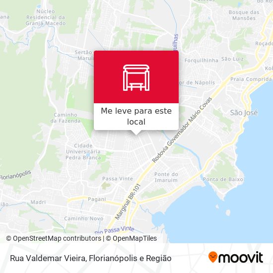 Rua Valdemar Vieira mapa