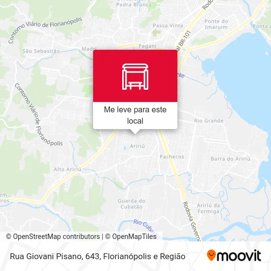 Rua Giovani Pisano, 643 mapa