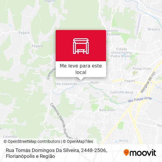 Rua Tomás Domingos Da Silveira, 2448-2506 mapa
