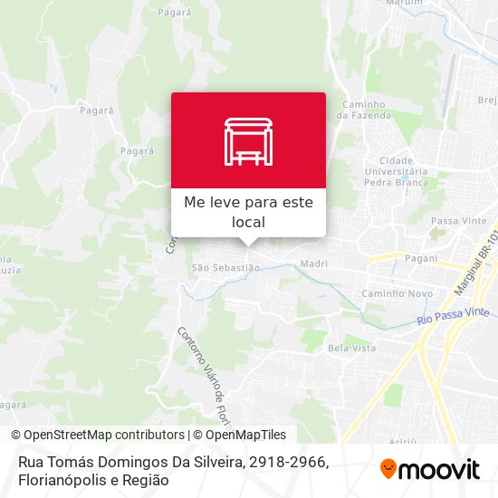 Rua Tomás Domingos Da Silveira, 2918-2966 mapa