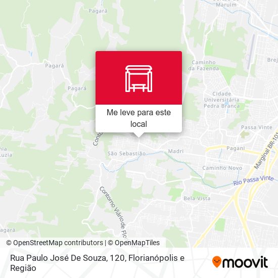 Rua Paulo José De Souza, 120 mapa