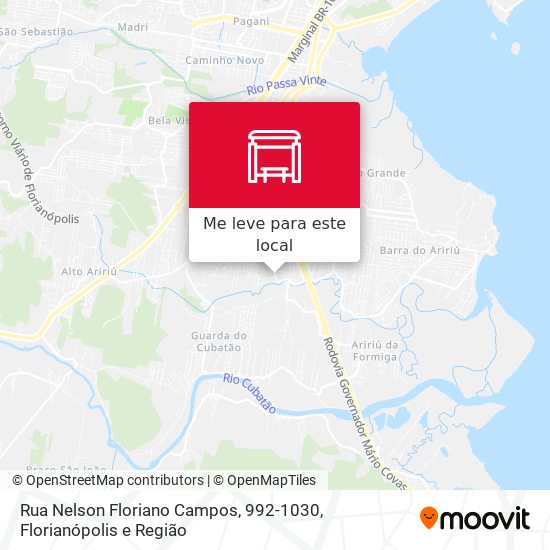 Rua Nelson Floriano Campos, 992-1030 mapa