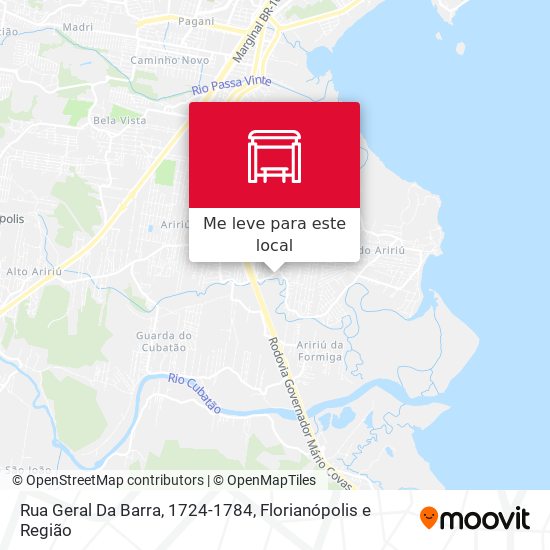 Rua Geral Da Barra, 1724-1784 mapa