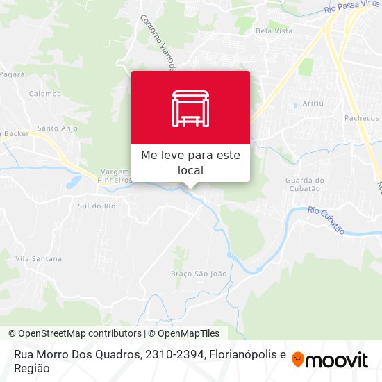 Rua Morro Dos Quadros, 2310-2394 mapa