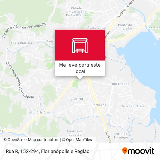 Rua R, 152-294 mapa