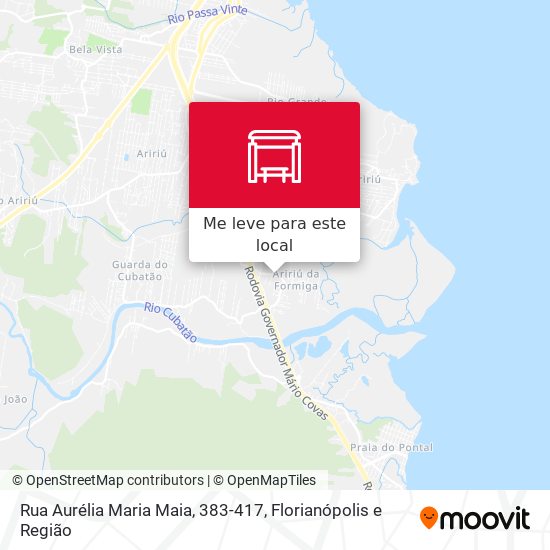 Rua Aurélia Maria Maia, 383-417 mapa