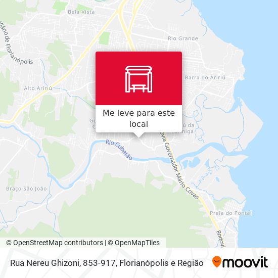 Rua Nereu Ghizoni, 853-917 mapa