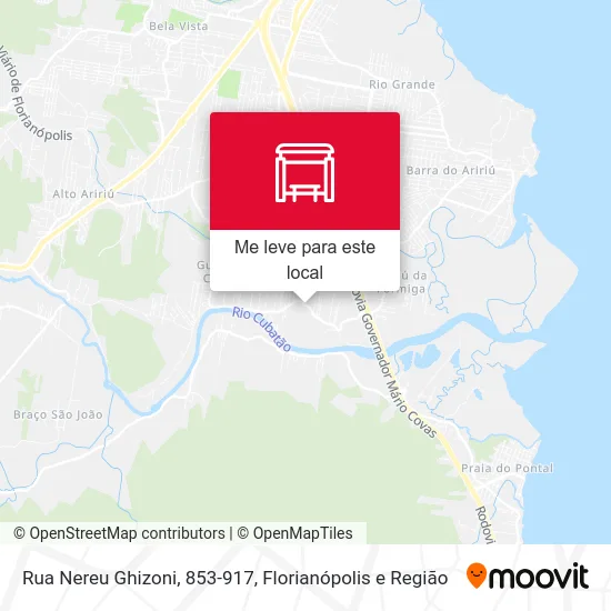 Rua Nereu Ghizoni, 853-917 mapa