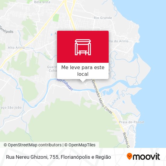 Rua Nereu Ghizoni, 755 mapa