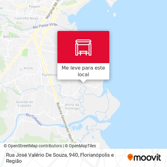 Rua José Valério De Souza, 940 mapa