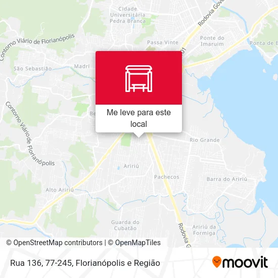 Rua 136, 77-245 mapa