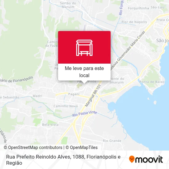 Rua Prefeito Reinoldo Alves, 1088 mapa