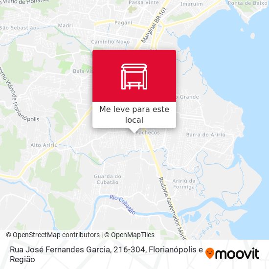 Rua José Fernandes Garcia, 216-304 mapa