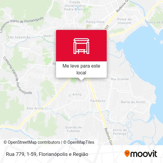 Rua 779, 1-59 mapa