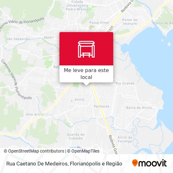 Rua Caetano De Medeiros mapa