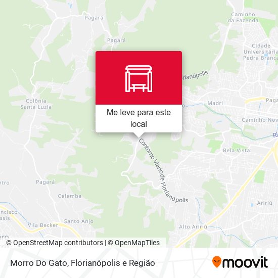 Morro Do Gato mapa