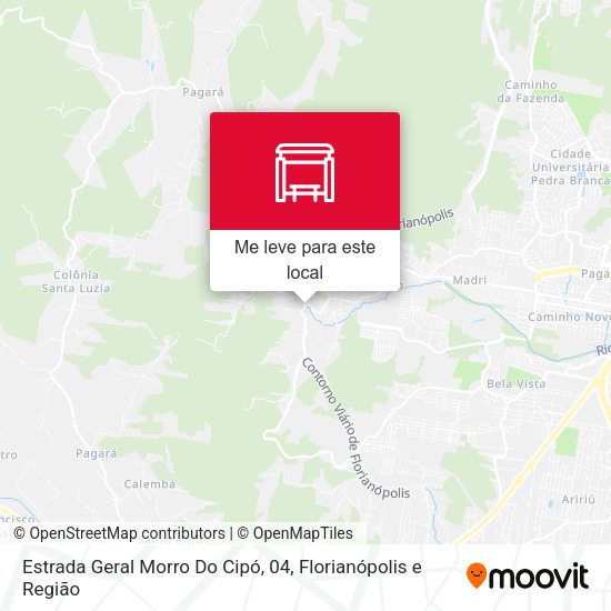 Estrada Geral Morro Do Cipó, 04 mapa