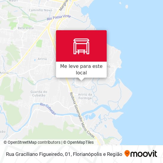 Rua Graciliano Figueiredo, 01 mapa