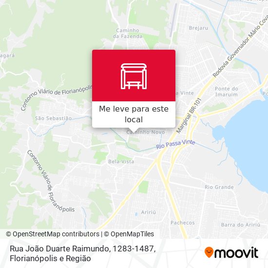 Rua João Duarte Raimundo, 1283-1487 mapa