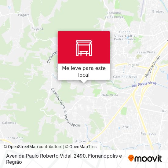 Avenida Paulo Roberto Vidal, 2490 mapa