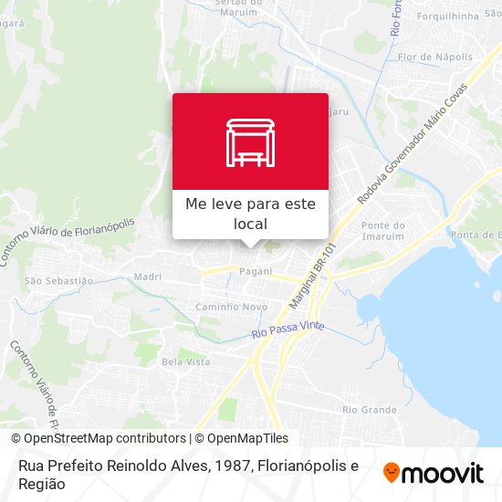 Rua Prefeito Reinoldo Alves, 1987 mapa