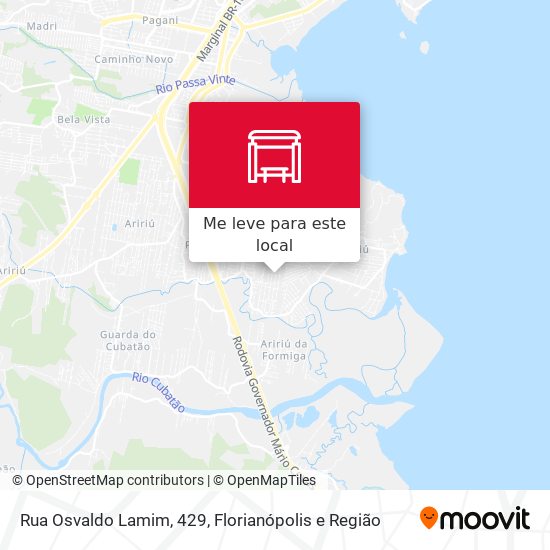 Rua Osvaldo Lamim, 429 mapa