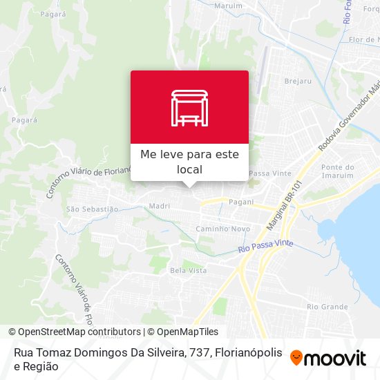 Rua Tomaz Domingos Da Silveira, 737 mapa